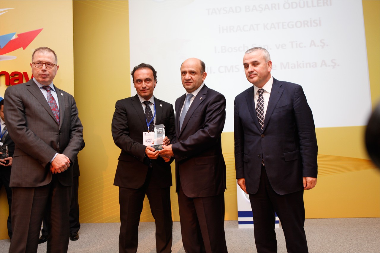 CMS'ye Taysad ihracat ödülü